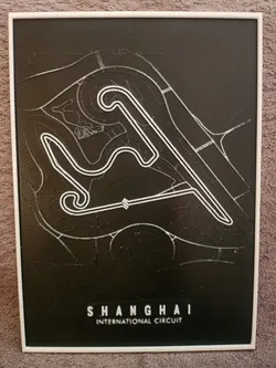 Shanghai International Circuit F1 - HueForge