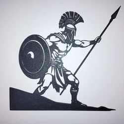 Spartan wall art