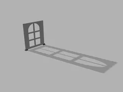 Arched Window Shadow Board