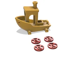 Benchy with wheels