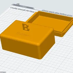 Creality Cloud | Butter Box / Butterdose | ملفات الطابعة ثلاثية الأبعاد