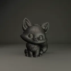 Creality Cloud | Cute Fox Figurine | ملفات الطابعة ثلاثية الأبعاد
