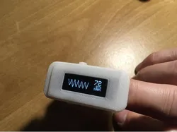 Finger pulse oximeter MAX30102