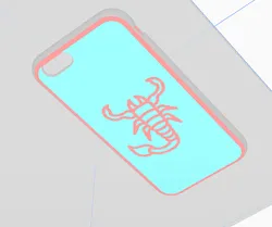 Iphone 6/6s scorpion coque