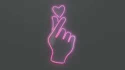 Korean Love Sign - Neon Sign
