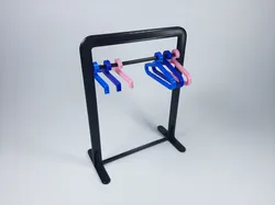 Miniature Rack & Hangers For Earrings