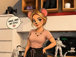Mujer Ratón - Modelo de impresión 3D gratuito