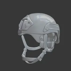 Other STL Descărcare - Military-Style Helmet – Modern Combat 3D Printable - Tommy7