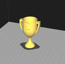Second place cup