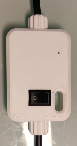 Shelly Plus 1 Cord Enclosure ( no screws )