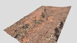 Soil surface and small rill