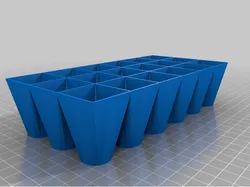 Stackable seed starter tray