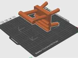 Taburete pequeño para soporte de teléfono móvil con patas y silla integradas - Modelo de impresión 3D gratuito