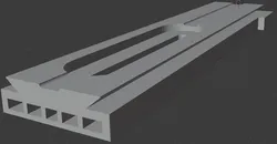 Top rail, more clearance for screws
