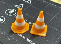 Traffic cone / pylon for RC Cars