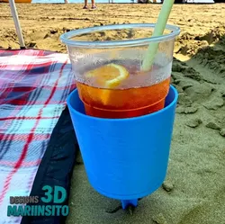 3D printer bestanden | 3MF | Beach cup holder