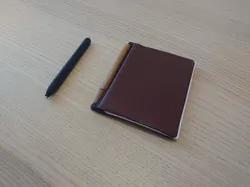 A7 Notebook binder / pen holder / pen