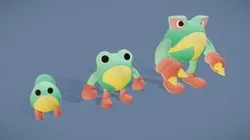Cartoon Characters - Froggy Warriors
