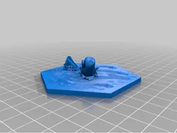 Catan Water Tile Whale Variant