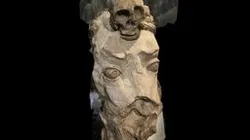Demon wearing a skull headband, Uzbekistan