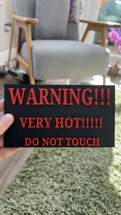 DO NOT TOUCH SIGN!!
