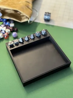 Dungeons & Dragons dice mount, tray, and inserts