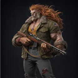 Free Characters & Creatures STL Download - DENTE DE SABRE (2 GUERRA)by LOBO LEGIÃO DOS LOBOS