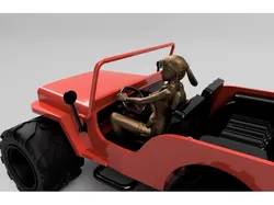Lara Croft - Willys Jeep