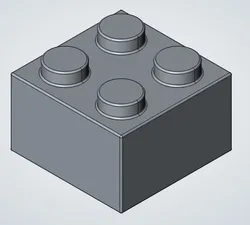 LEGO Compatible brick - parametric