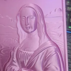 Mona Lisa – 3D Relief Wall Art (3D Printable)