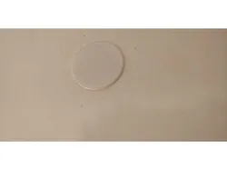 Round register box cover for 100mm diameter box