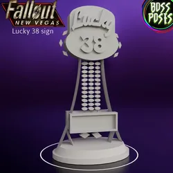 Sculptures & Artworks STL Descărcare - FALLOUT - New vegas   Lucky 38 - BOSSposes