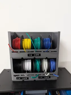 Stackable Gridfinity Wire Spool Holder