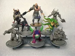 Stemware-style display stand for figures with 48 mm round bases