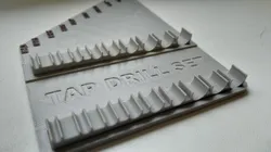 Tap drill set holder