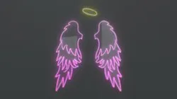 Angel Wings - Neon Sign