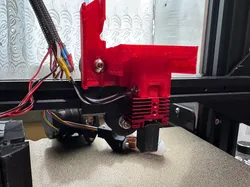 Apogee hotend base for Bambu X1C