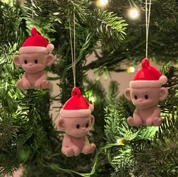 Christmas Monkey Ornament