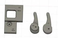 CNC Cam Clamp Set M6 M8 screws