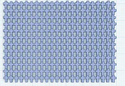 cross mesh (to be scaled to your desire). pls give suggestions