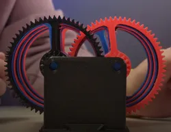 Gearbox with a gear ratio of 1 to 17 billion