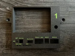 JK-BMS case Display + interface board with labels