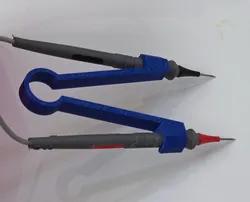 Multimeter (DMM) probe tweezer