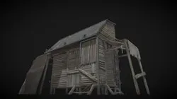 Old wooden barn