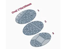Oval Bases "Walkway" 170x105mm