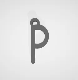 P keychain