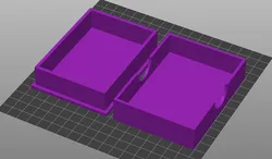 Poker sized card box