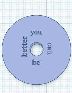 you can be better barbel bumper plate.