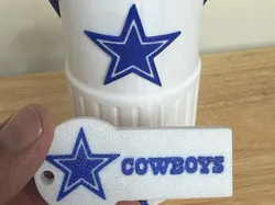 3D printer bestanden | 3MF | Cowboys logo and Football teams