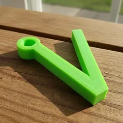 3D printer bestanden | 3MF | V keychain